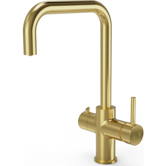 Sauber Elise 3-in-1 Boiling Water Kitchen Tap with Tank - Brushed Brass