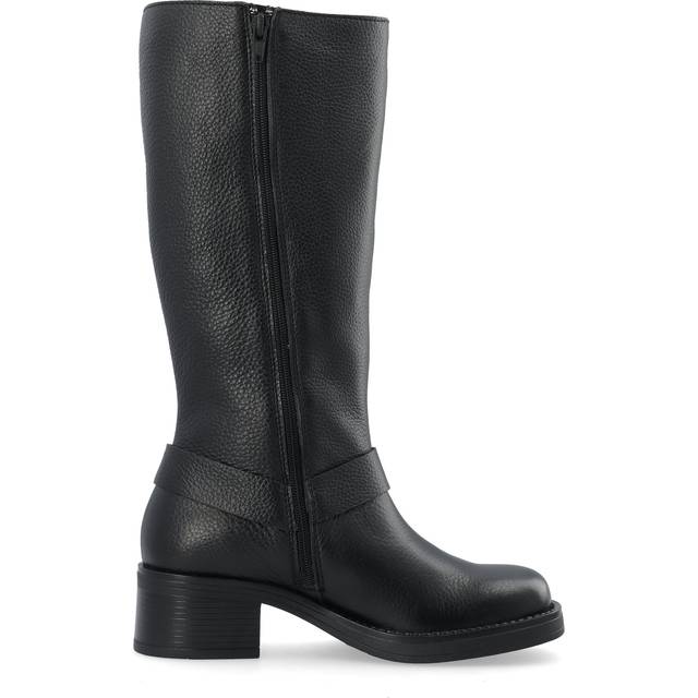Cashott Casrikke Tall Biker Boot Leather Dam Stl. 36 - Cowboystövlar & Bikerboots Från Magasin - Black (36)
