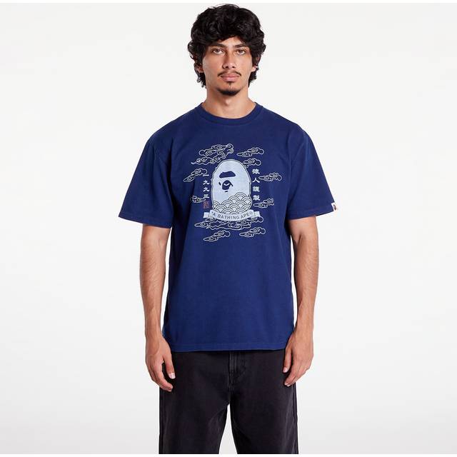 T-shirt A BATHING APE 31St Anniversary Japan Ape Head Tee Indigo XXL (XXL)