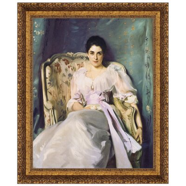Lady Agnew Of Lochnaw Framed Canvas Replica Painting: Large