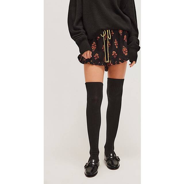 Viola Over The Knee Socks in Black