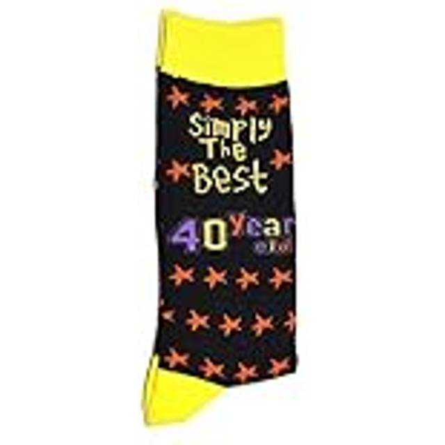 Simply the best 40 year old novelty socks birthday fathers mothers day xmas gift