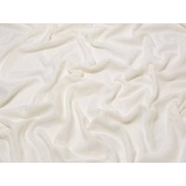 Minerva Core Range Cotton Velour Stretch Knit Fabric Ivory
