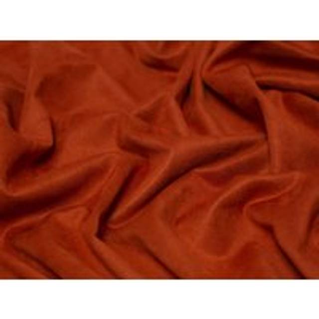 Minerva Core Range Suede Scuba Stretch Knit Fabric Rust