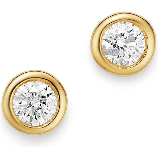 Bloomingdale's Fine Collection Diamond Bezel Set Stud Earrings in 14K Yellow Gold, 0.20 ct. t. w. - Exclusive