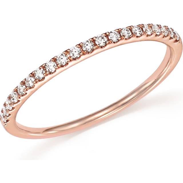 Diamond Micro Pave Band in 14K Rose Gold, 0.15 ct. t. w.