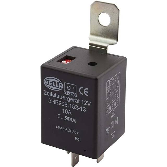 HELLA Tidrelä - 12V - Antal anslutningar: 5 - Växlare - ECE - 5HE 996 152-131