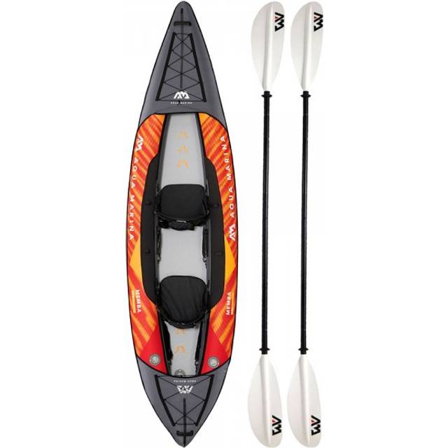 Memba 2 person 390cm Drop-Stitch Fusion Kayak Package - Orange - Standard