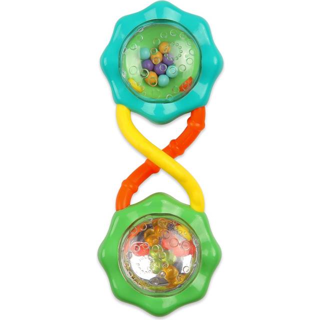 Bright Starts Rangle, Rattle & Shake Barbell, grön - 1 st