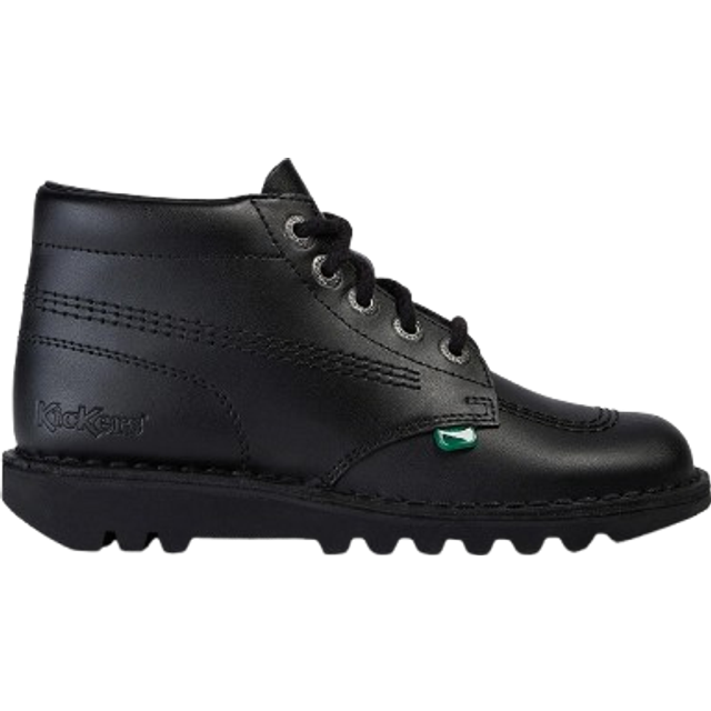Kickers Kids Kick Hi Black Classic Ankle Boots - UK 4 / EU 37