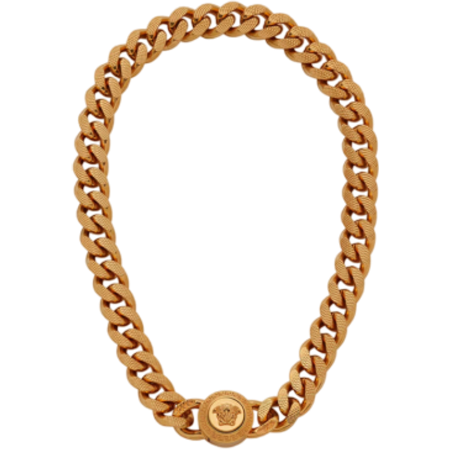 Medusa collier en chaîne - Or - ONE SIZE