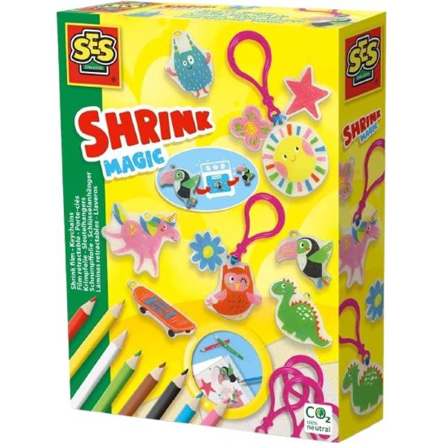 Ses Creative Children's Magic Shrink Film Keychains Set Unisex Five Years A 14022