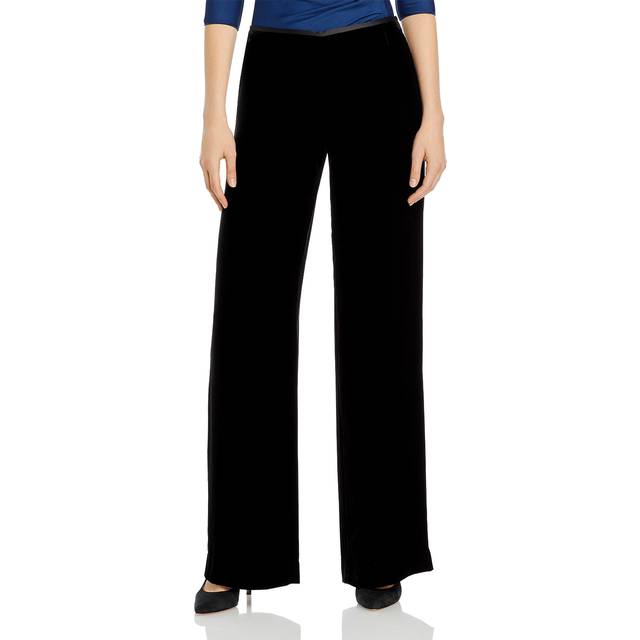 Velvet palazzo trousers