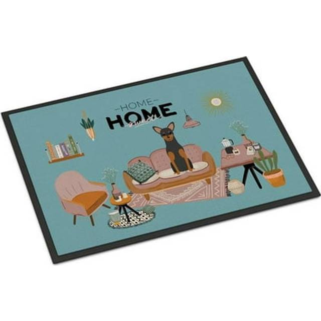 Manchester Terrier Sweet Home Indoor or Outdoor Mat 18x27 CK7873MAT