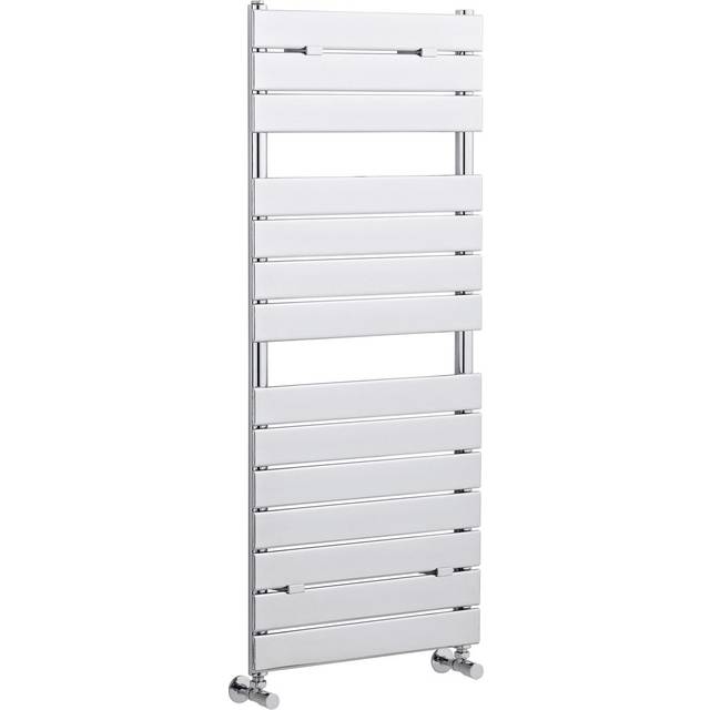 Hudson Reed - Flat Panel Designer Heated Towel Rail 1213mm h x 500mm w - Chrome