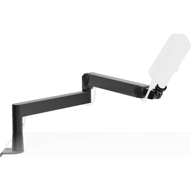 Elgato Wave Mic Arm Pro – 360° Roterbar Lågprofil-Mikrofonarm med Gaskolv, Kompatibel med Elgato-Mikrofoner/Shure SM7B/HyperX QuadCast/Rode/Blue Yeti & fler – För Sändning/Podcasting/Streaming