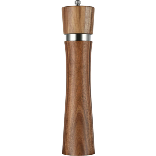 Salt and Pepper Grinder Set, Manual Salt and Pepper Mills- Wooden Pepper Grinder -Salt Grinder-10 inch bubble bag packaging