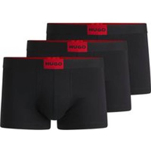 Hugo Boss Galaxy Regenerative Cotton Stretch Trunk 3-Pack Black M (M)