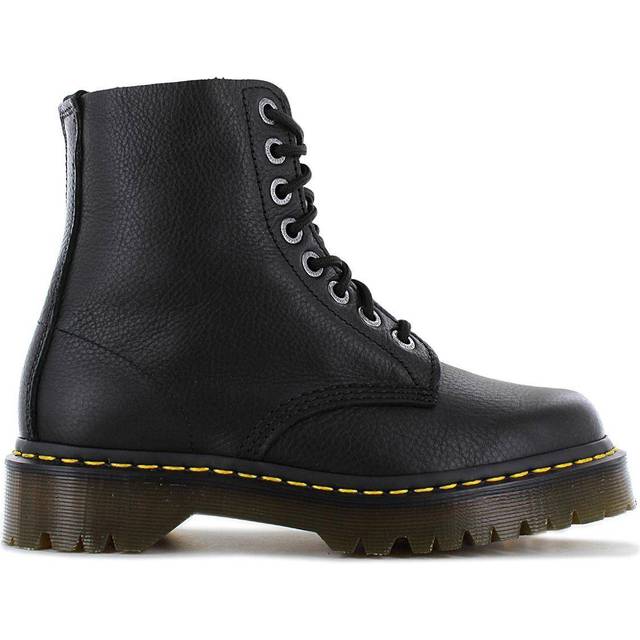 Dr. Martens 1460 Pascal Bex Pisa Leather Unisex Ankle Boots - Black - UK 4