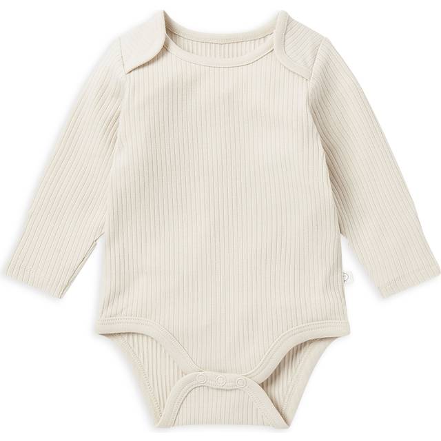 MORI Baby Ribbed Long Sleeve Bodysuit