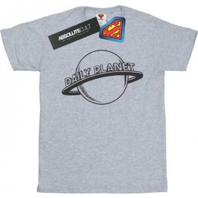 (S, Black) DC Comics Mens Superman Daily Planet T-Shirt