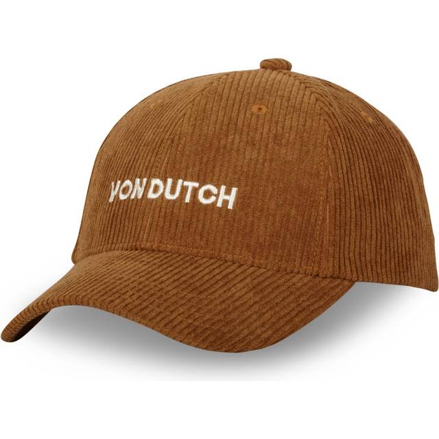 Von Dutch - Brun adjustable Keps - Embroidery Dad Cap Brown Adjustable @ Hatstore