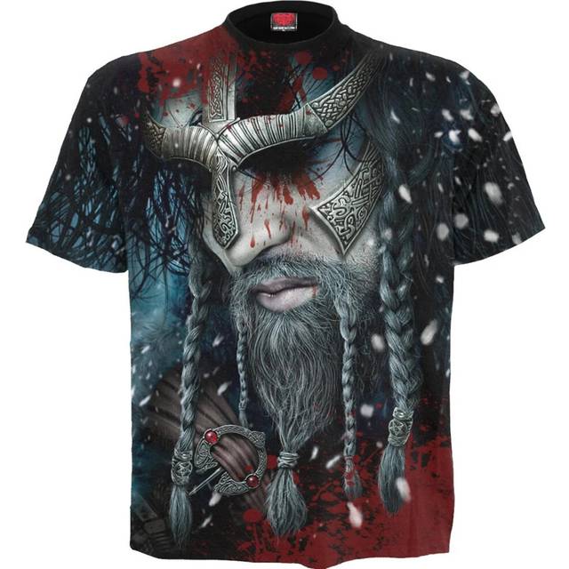Spiral Direct Unisex Adult Viking Wrap T-Shirt