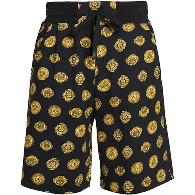 Versace Jeans Couture, Shorts, Herr, S, Bomull, Barocktryck Shorts för Män