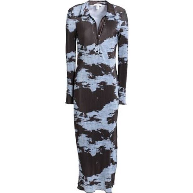 Topshop Woman Maxi dress Slate blue Size XS Polyester - Blue