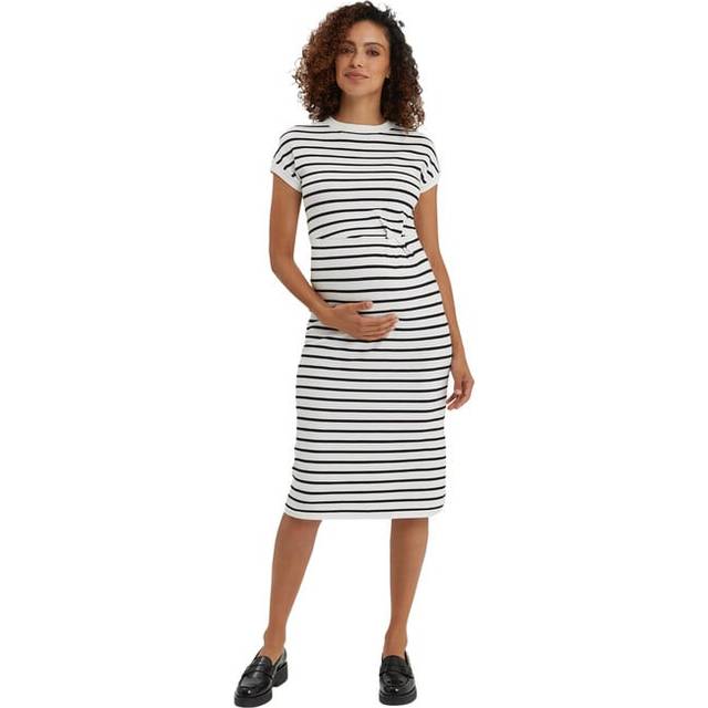 Nom Maternity Lydia Stripe Maternity Dress