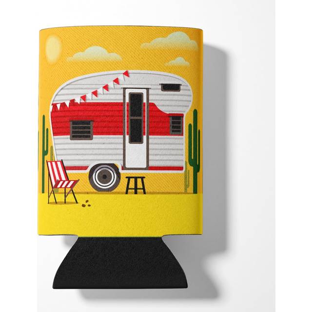"""""Caroline's Treasures Greatest Adventure Retro Camper Desert Can or Bottle Hugger  Can Hugger  Multicolor"""""