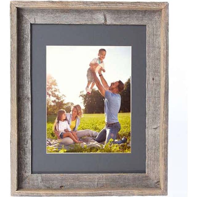 16X20 Rustic Cinder Picture Frame With Plexiglass Holder