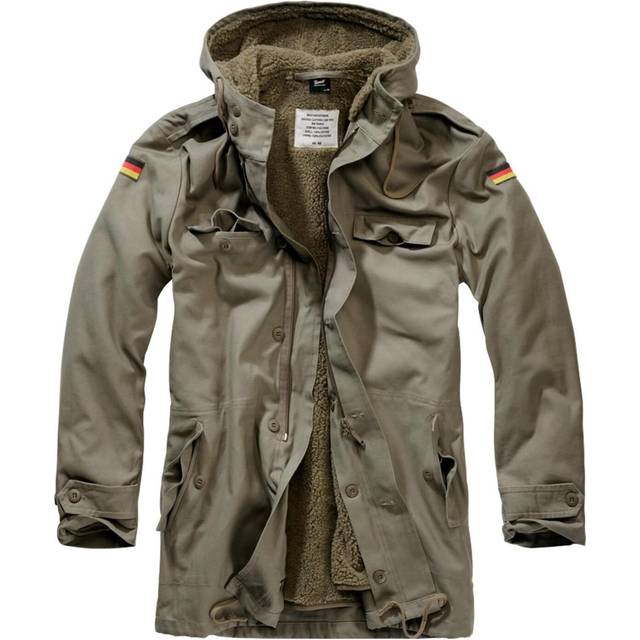 Brandit Parka Flag, textile jacket , color: Olive , size: 3XL