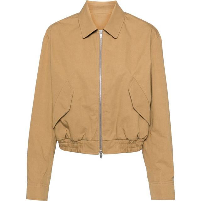 Juun.J - zip-up cotton jacket - women - Cotton - 36 - Neutrals