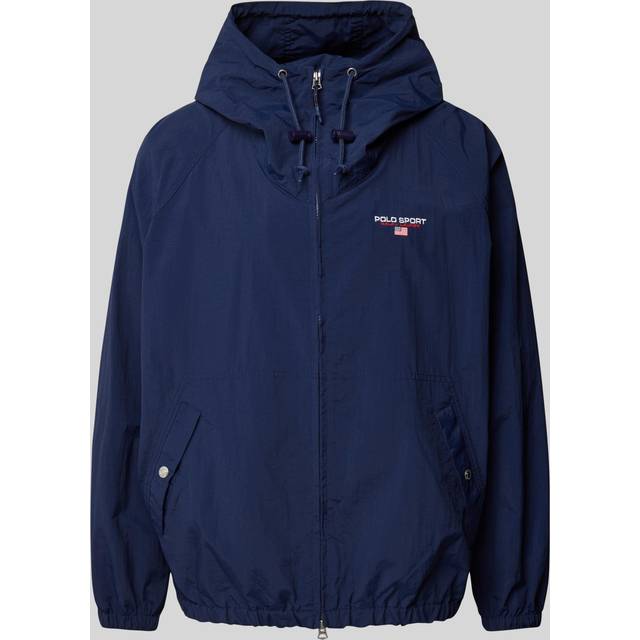 Polo Ralph Lauren – Sport Capsule – Marinblå vindjacka med dragkedja och logga