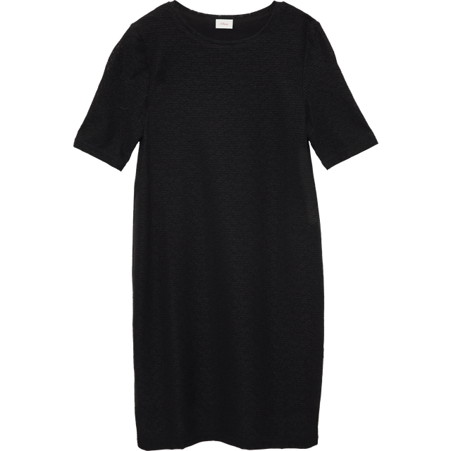 Schmal geschnittenes Kleid aus elastischer Spitze