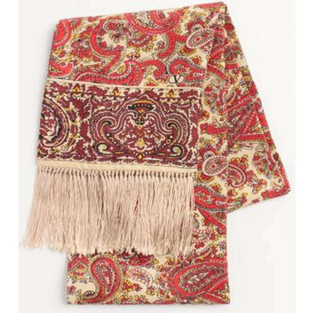 Valentino Garavani Men's Scarves in Red | 6Y2E600AUZVQQ7 (One Size)