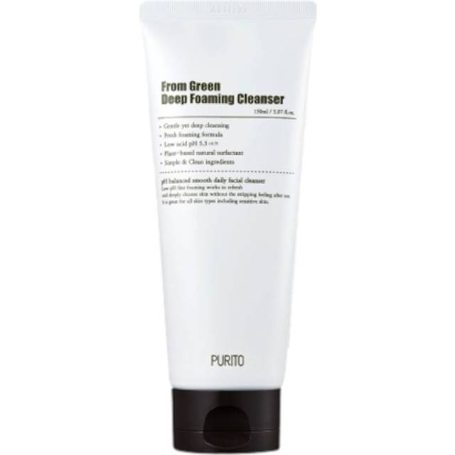[Deal]Purito SEOUL - From Green Deep Foaming Cleanser (New Formula) - 150ml