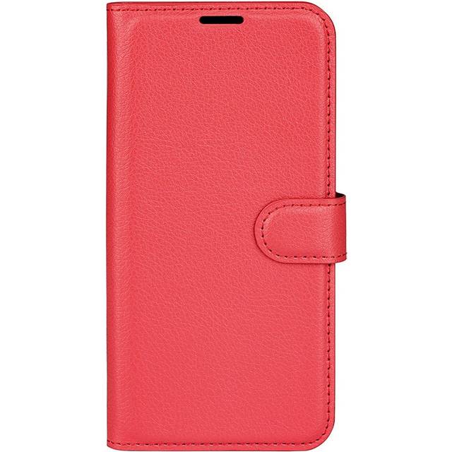EIDERWOOD Xiaomi 14T Pro Plånboksfodral Litchi Textur - Röd