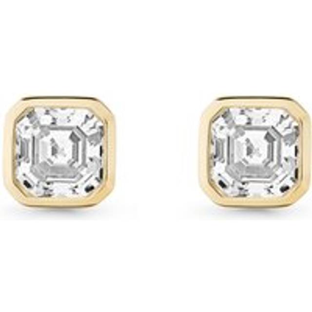 9ct Yellow Gold Cubic Zirconia Stud Earrings