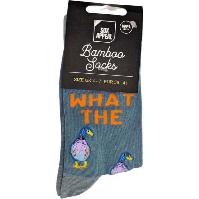 What the duck socks for her uk 4-7 ducktastic bamboo socks novelty gift idea