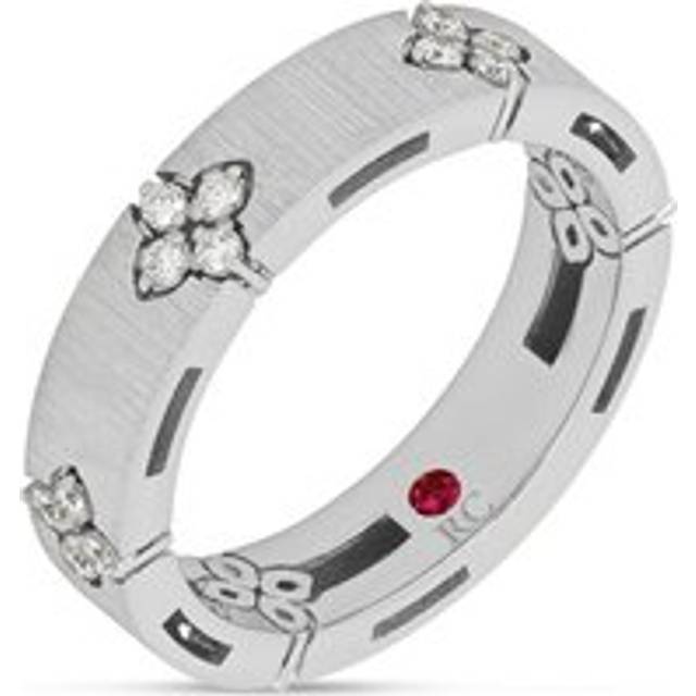 Roberto Coin Love in Verona 18ct White Gold Diamond Ring - 13-(53)