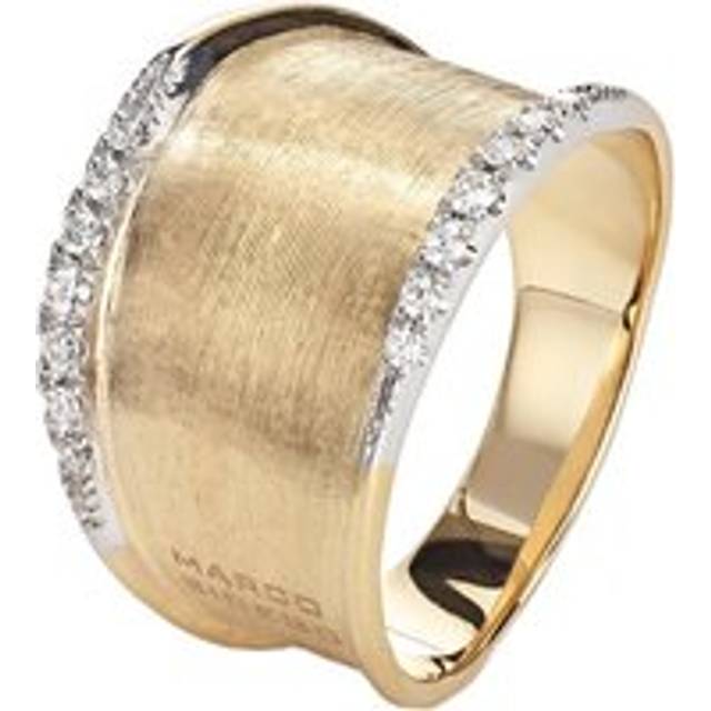 Marco Bicego Lunaria 18ct Yellow Gold 0.14ct Diamond Small Ring - K