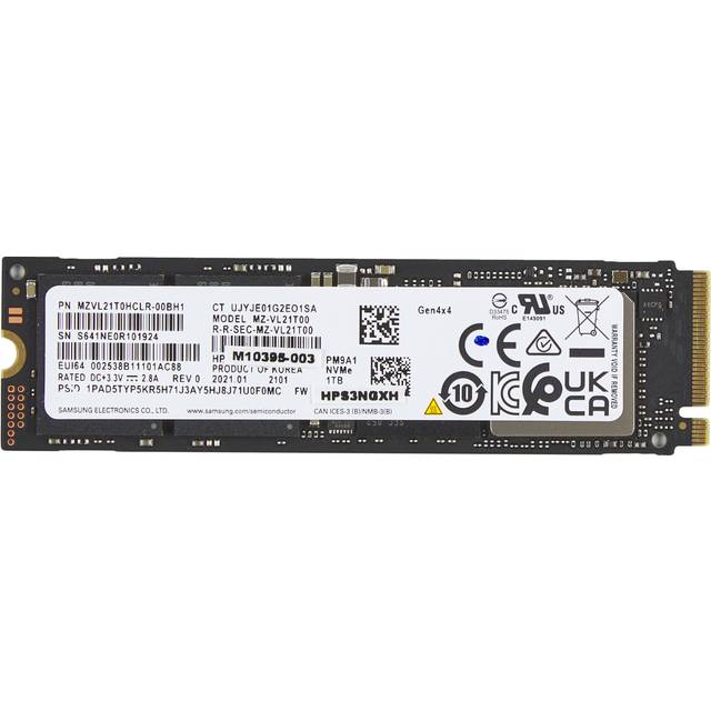 HP - SSD - 1 TB - inbyggd - M.2 2280 - PCIe 4.0 x4 (NVMe) - för Elite x360, EliteBook 1040 G11, 630 G11, 64X G11, 66X G11, 83X G11, 84X G11, 86X G11