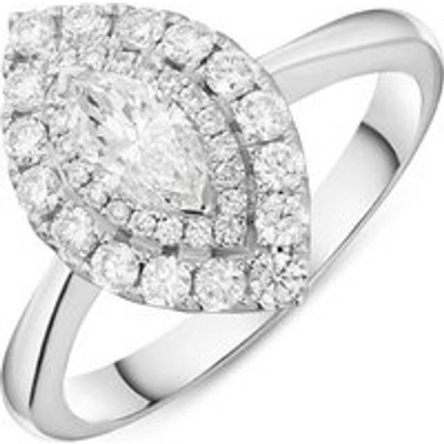 Platinum 0.75ct Diamond Marquise Ring