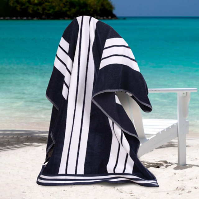 Superior Oversized Cotton Beach Towel Set of 2  Absorbent Towels for Bathroom  Beach  Pool  Swim  Adults  Kids  Vacation  Travel  Bath Sheet  Quick Dr