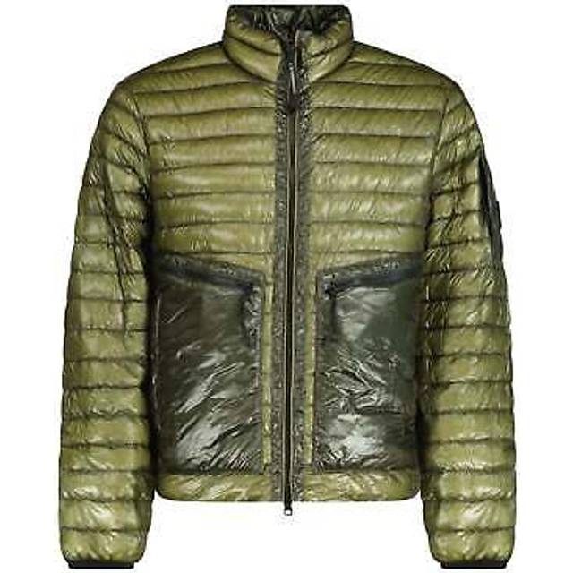 CP Company Men's D.D. Shell Down Jacket Martini Green - Size: Regular/34