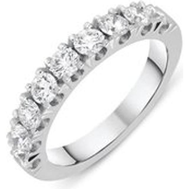 Platinum 1.07ct Diamond Brilliant Cut Wedding Half Eternity Ring - TITLE Platinum