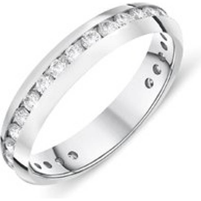 Platinum 0.79ct Diamond Channel Set Wedding Full Eternity Ring - Platinum