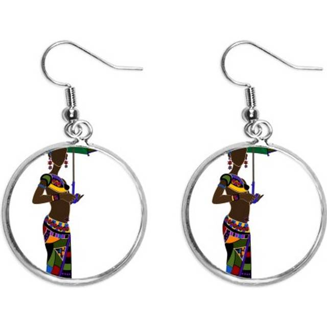 african aboriginal women ladydresses ear dangle silver drop ear jewelry woman